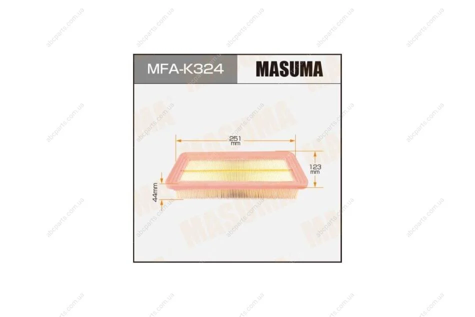 Фільтр повітряний (MFA-K324) MASUMA MFAK324 (фото 1)