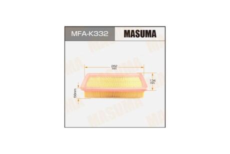 Фильтр воздушный A9608PU LHD KIA/ RIO/ V1400 V1600 06- (MFA-K332) MASUMA MFAK332