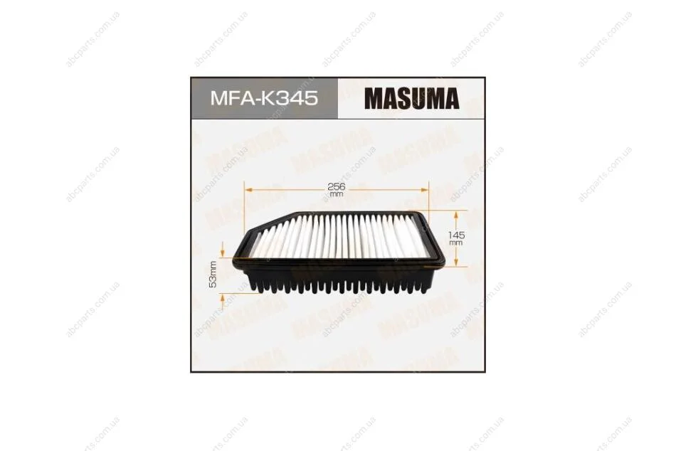 Фільтр повітряний A9614 KIA/SOUL2011- (MFA-K345) MASUMA MFAK345 (фото 1)