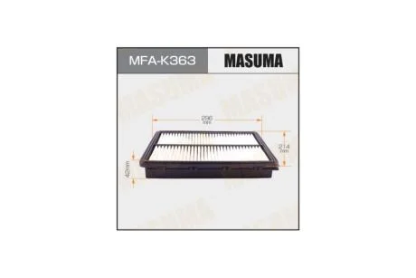Фильтр воздушный (MFA-K363) MASUMA MFAK363