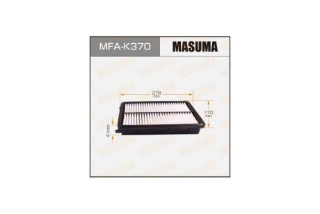 Фильтр воздушный (MFA-K370) MASUMA MFAK370