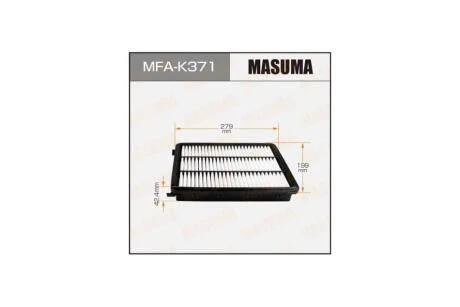 Фильтр воздушный (MFA-K371) MASUMA MFAK371