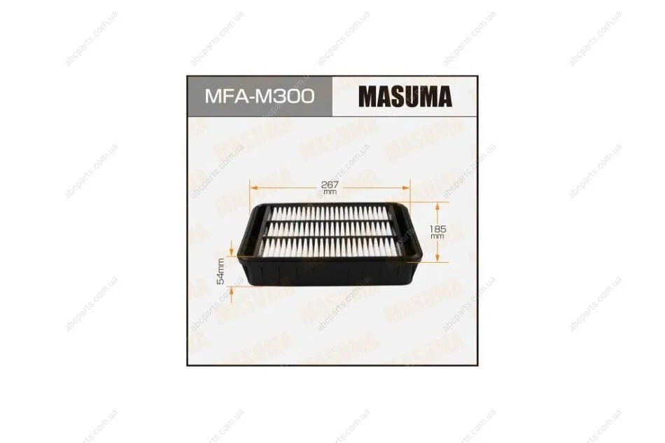 Фільтр повітряний (MFA-M300) MASUMA MFAM300 (фото 1)