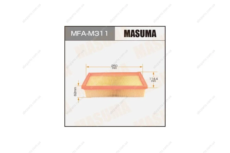 Фильтр воздушный MMC / COLT / Z3#A (MFA-M311) MASUMA MFAM311 (фото 1)
