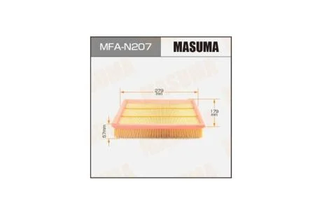 Фільтр повітряний (MFA-N207) MASUMA MFAN207