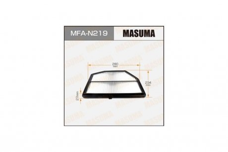 Фильтр воздушный Nissan Murano, Pathfinder/ Infinity QX60 (двиг. QR25DE) (14-) MASUMA MFAN219