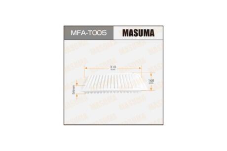 Фильтр воздушный TOYOTA/ COROLLA/ CDE120 01-07 (MFA-T005) MASUMA MFAT005