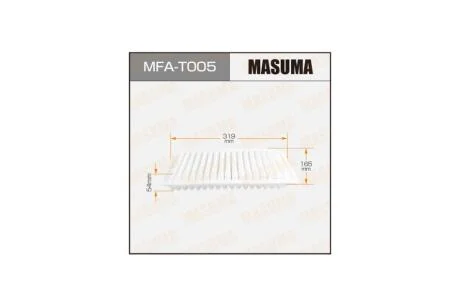 Фильтр воздушный TOYOTA/ COROLLA/ CDE120 01-07 (MFA-T005) MASUMA MFAT005