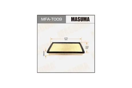 Фільтр повітряний Toyota Avalon, Camry, RAV4 (11-) (MFA-T009) MASUMA MFAT009