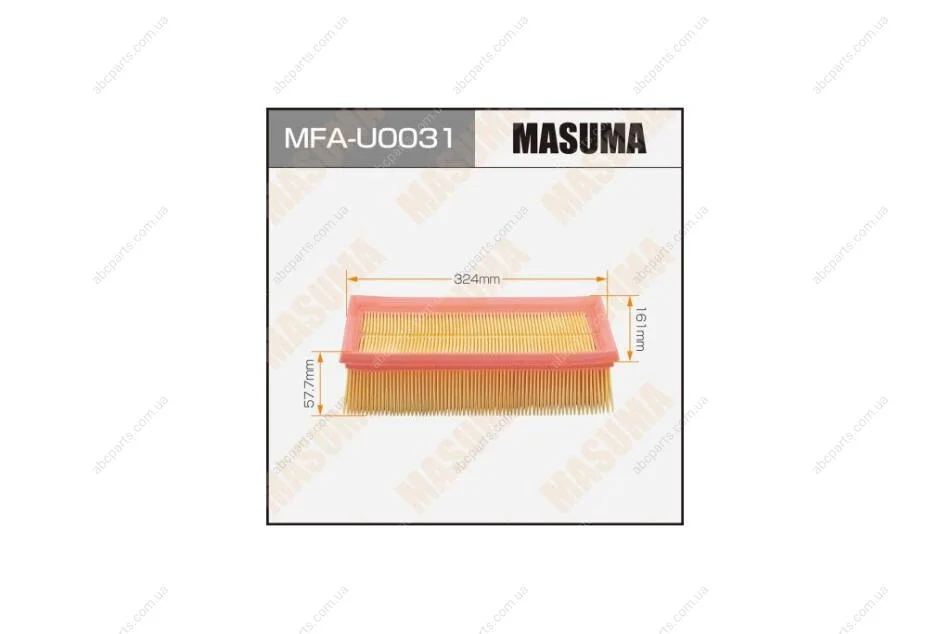 Фільтр повітряний (MFA-U0031) MASUMA MFAU0031 (фото 1)