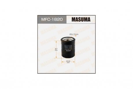 Фильтр масляный Honda Accord (03-12, 17-), Civic (02-10), CR-V (03-), Fit (04-), Pilot (09-15) (MFC-1820) MASUMA MFC1820