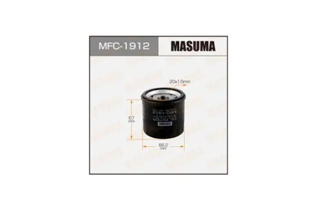 Фільтр масляний Mazda CX-30 (19), CX-5 (11), CX-9 (17-), 3, 6 (12-)/ Subaru Forester (01-), Impreza (03-), Outback ((MFC-1912) MASUMA MFC1912