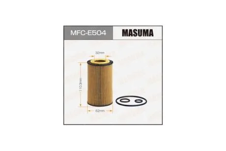 Фільтр масляний (MFC-E504) MASUMA MFCE504