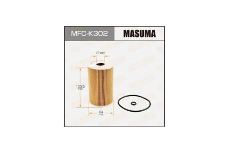 Фильтр масляный OE0073 (MFC-K302) MASUMA MFCK302