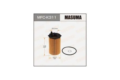 Фильтр масляный HYUNDAI SANTA_FE III (DM) 3.4 AWD (14-19)/HYUNDAI GRANDEUR (HG) 3.0 (11-16) (MFC-K311) MASUMA MFCK311