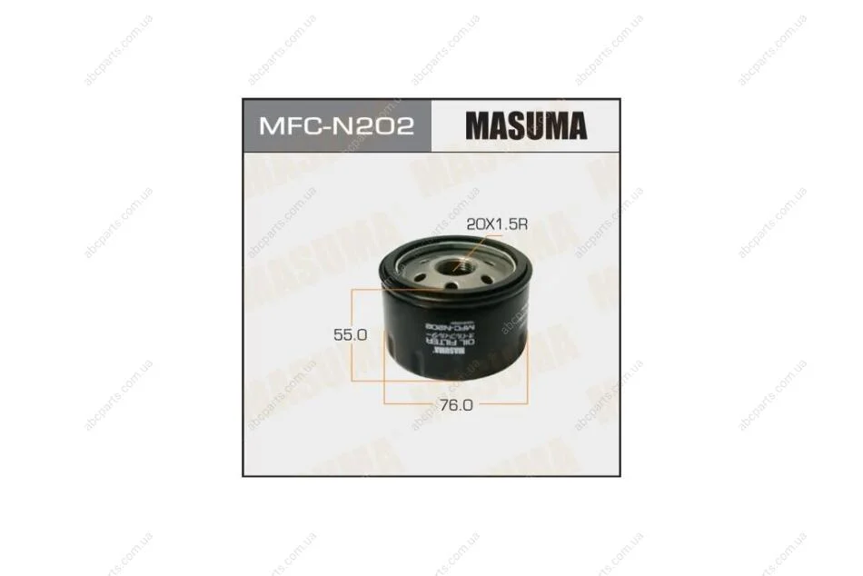 Фільтр масляний C0001 (MFC-N202) MASUMA MFCN202 (фото 1)
