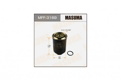 Фильтр топливный Mitsubishi L 200 (08-), Pajero (07-), Pajero Sport (09-15)/ Toyota Avensis (03-08), Land Cruiser Pra (MFF-3169) MASUMA MFF3169