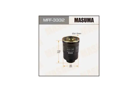 Фильтр топливный Mitsubishi L 200 (-08), Pajero Sport (-09) Disel (MFF-3332) MASUMA MFF3332