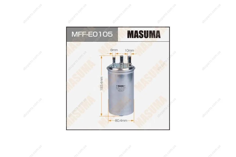 Фильтр топливный FS1104 высокого давления DUSTER I / K9K (MFF-E0105) MASUMA 'MFFE0105 (фото 1)