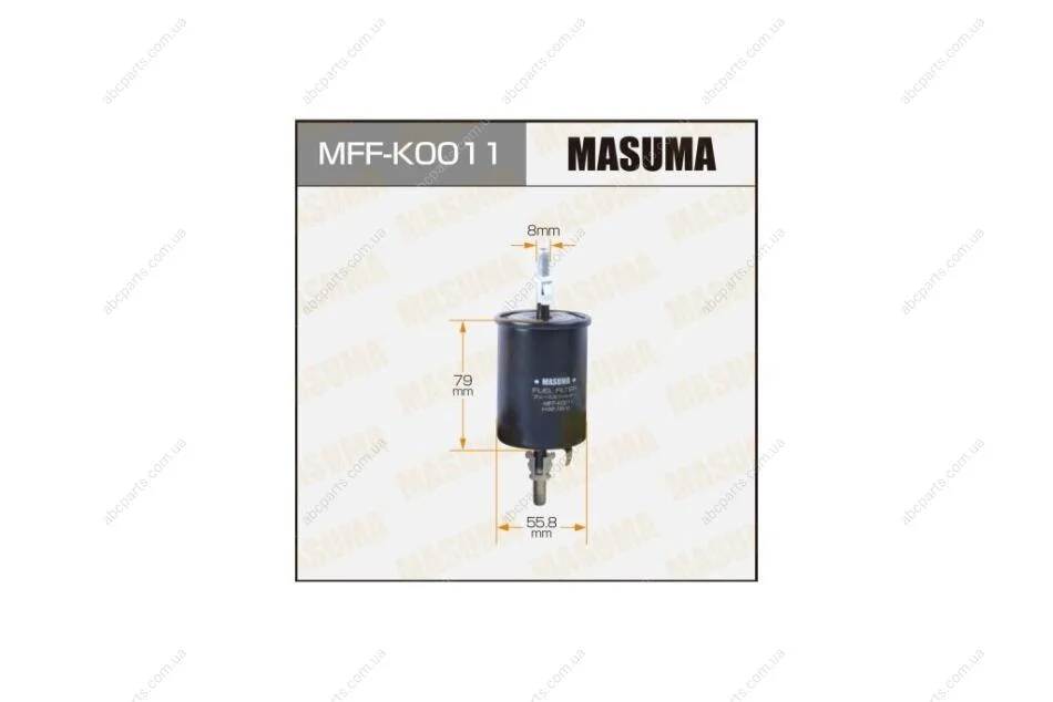Фільтр паливний високого тиску, CHEVROLET EPICA (06-) (MFFK0011) MASUMA 'MFFK0011 (фото 1)