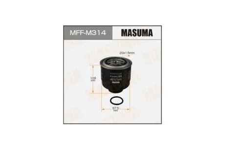 Фільтр паливний MITSUBISHI L200/KA4T, KB4T (05-) (MFFM314) MASUMA 'MFFM314