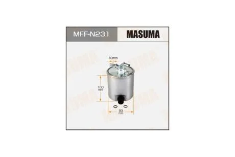 Фильтр топливный QASHQAI, MURANO / M9R, YD25DDTI (MFF-N231) MASUMA MFFN231