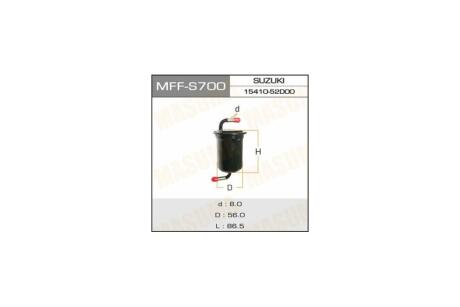 Фільтр паливний Suzuki Grand Vitar 2.7 (-09) (MFF-S700) MASUMA MFFS700