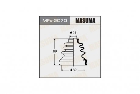 Пыльник ШРУСа (силикон)TOYOTA RAV_4 III (06-11)/MITSUBISHI L 200 (05-10), TOYOTA AVENSIS (01-09) MASUMA MFs2070