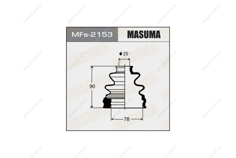 Пильовик ШРКШ (MFs-2153) MASUMA MFs2153 (фото 1)