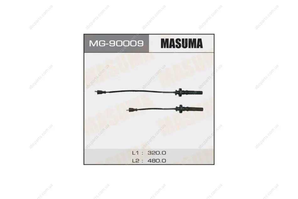Провод высоковольтный (комплект) Mitsubishi 1.3, 1.5 (MG-90009) MASUMA MG90009 (фото 1)