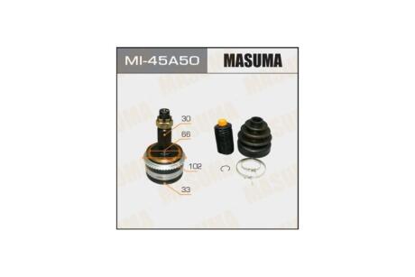 ШРУС 33x66x30х50MITSUBISHI Pajero III  2000 — 2006 (MI-45A50) MASUMA MI45A50