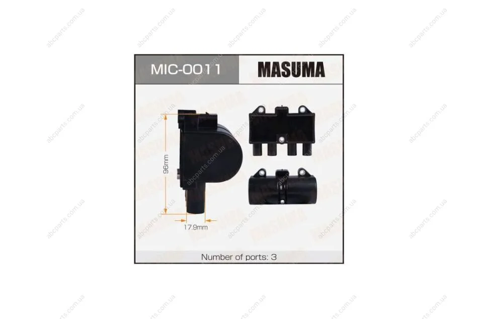 Катушка зажигания (модуль) Ланос (4 конт) (25184291) (MIC-0011) MASUMA 'MIC-0011 (фото 1)