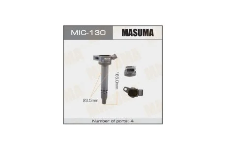 Катушка зажигания Toyota Auris, Corolla, Yaris 1.3 (-18) (MIC-130) MASUMA MIC130