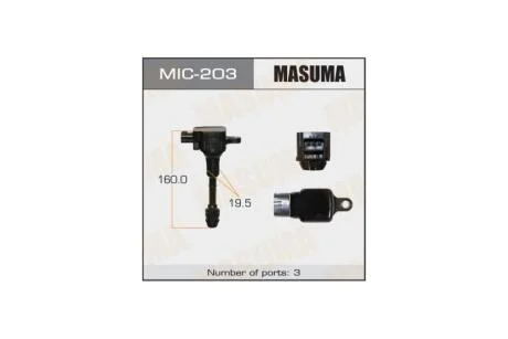Котушка запалювання (MIC-203) MASUMA MIC203