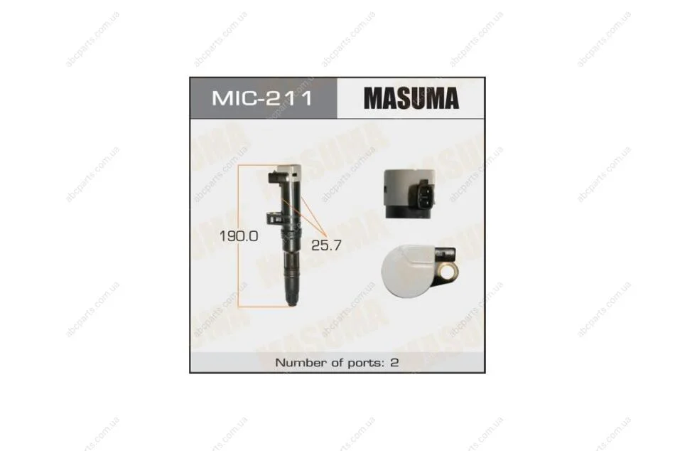 Катушка зажигания ALMERA, TERRANO / F4R, K4M (MIC-211) MASUMA MIC211 (фото 1)