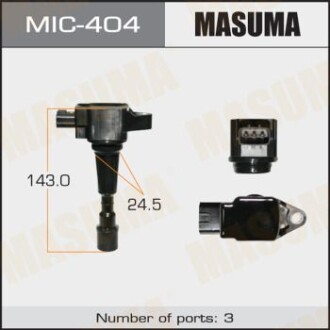 Катушка зажигания MAZDA 2, DEMIO / ZJ-VE, ZJ-VEM, ZY-VE MASUMA 'MIC404