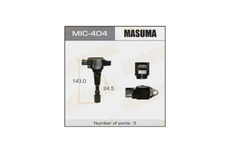 Катушка зажигания MAZDA 2, DEMIO / ZJ-VE, ZJ-VEM, ZY-VE (MIC404) MASUMA 'MIC404