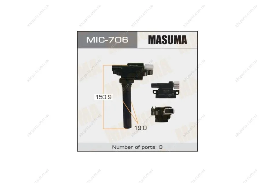 Катушка зажигания Suzuki SX4 / M16A Аналог MIC-705 (MIC706) MASUMA 'MIC706 (фото 1)
