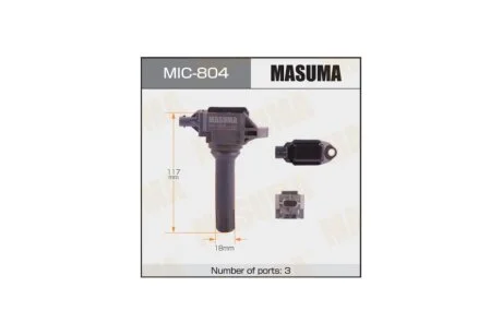 Катушка зажигания Subaru Forester, Legacy 2.0, 2.5 (12-) (MIC-804) MASUMA MIC804