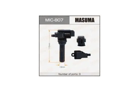 Котушка запалювання FORESTER IMPREZA / FB20A FB16 (MIC-807) MASUMA MIC807
