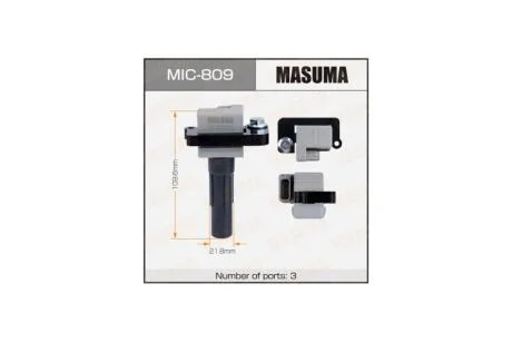 Котушка запалювання Subaru Forester 2.0, 2.5, Impreza, Legacy IV,V (05-) (MIC809) MASUMA 'MIC809