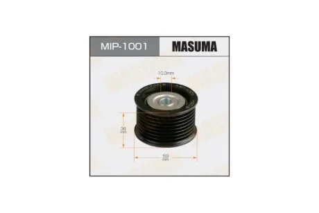 Ролик приводного ременя обвідний Lexus GX 460 (09-)/ Toyota Land Cruiser (09-), Sequoia (09-17) (MIP-1001) MASUMA MIP1001