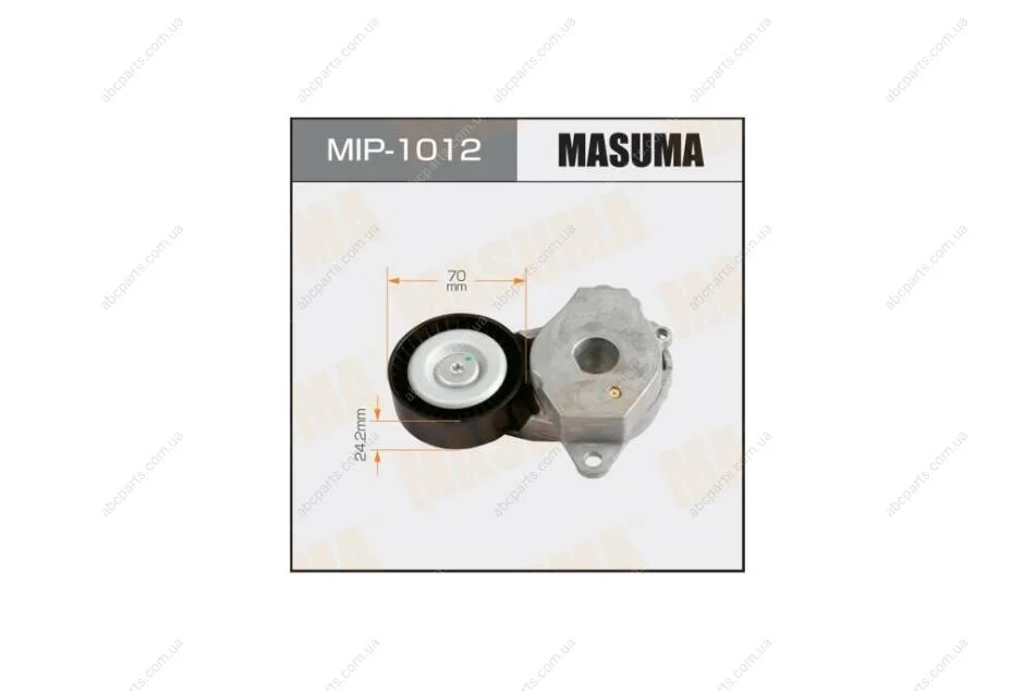 Натягувач ременя генератора Toyota Auris (08-13), Corolla (08-13), Yaris (08-11) (MIP-1012) MASUMA MIP1012 (фото 1)
