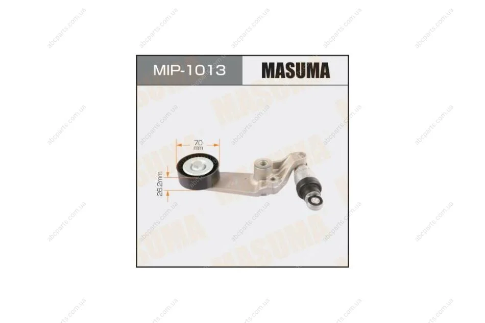 Натяжитель ремня генератора Toyota Avensis (00-08), Corolla (00-08), RAV 4 (00-05) (MIP-1013) MASUMA MIP1013 (фото 1)