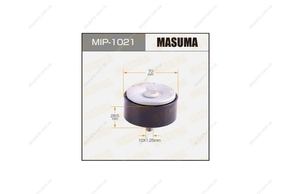Ролик обвідний ременя (MIP-1021) MASUMA MIP1021 (фото 1)