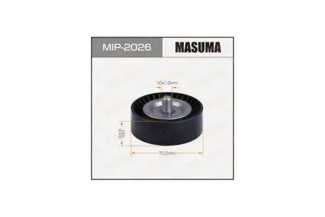 Ролик обводной ремня привода навесного оборудования, QR25DER (MIP-2026) MASUMA MIP2026