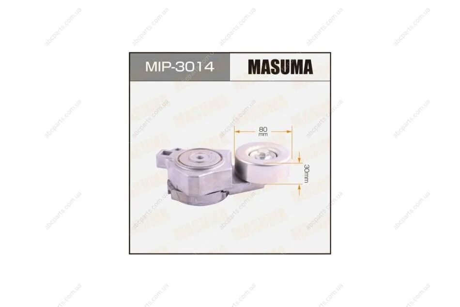 Натяжитель ремня генератора MITSUBISHI PAJERO IV (MIP-3014) MASUMA MIP3014 (фото 1)
