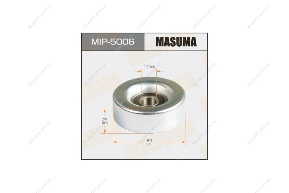 Ролик обвідний ременя Honda CIVIC (06-10) L13.L15 (MIP5006) MASUMA 'MIP5006 (фото 1)