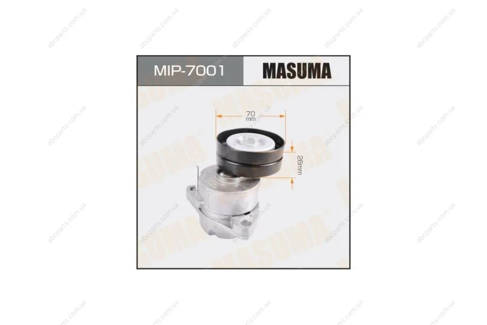 Натяжитель ремня генератора Opel Astra G H Zafira B 98-14 (MIP-7001) Masuma MASUMA MIP7001 (фото 1)