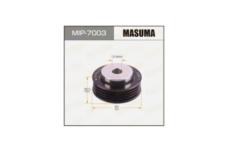 Ролик натягувача ременя генератору Suzuki Jimny (-19), Swift (04-10), SX4 (06-14), Vitara (16-) (MIP-7003) MASUMA MIP7003